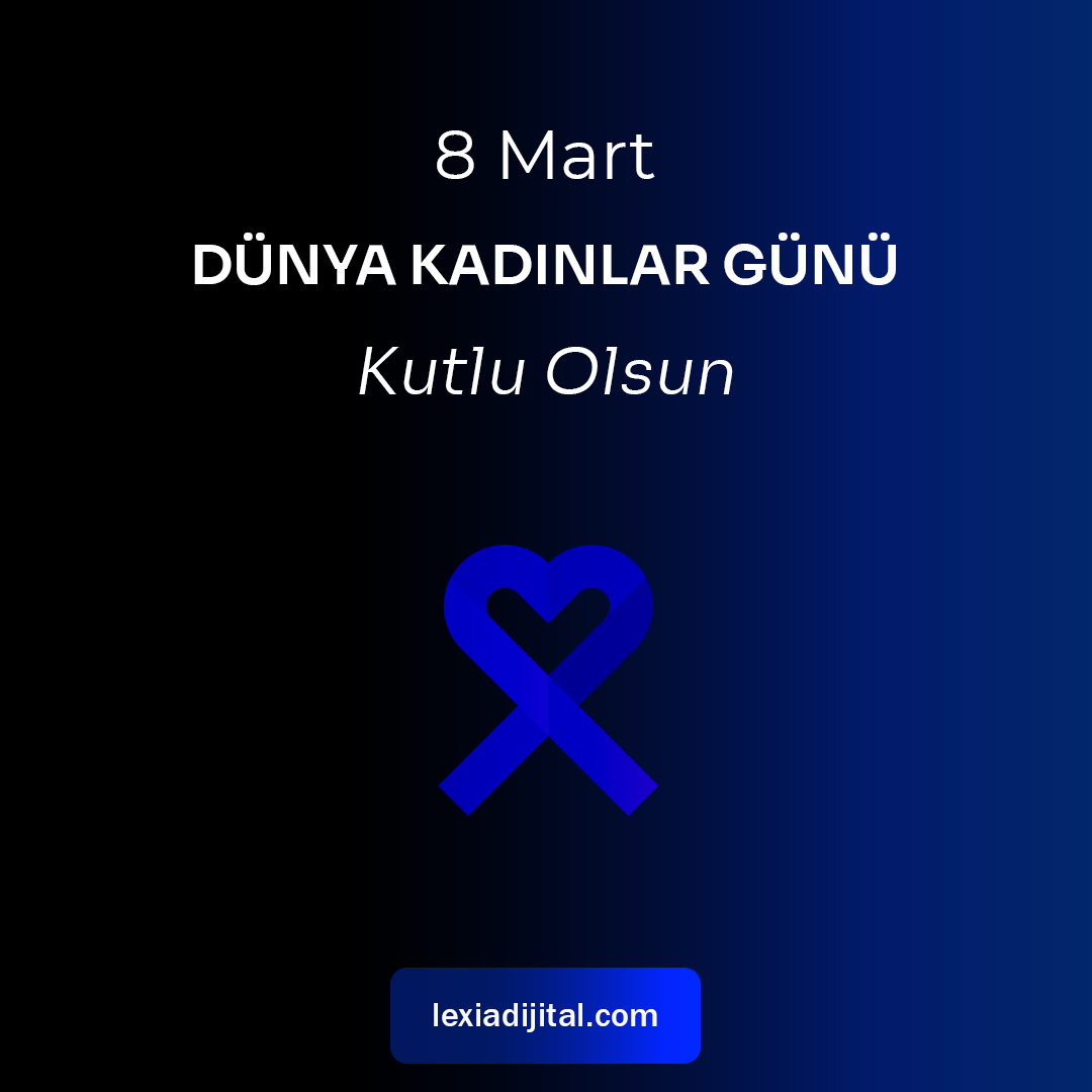 Lexia Dijital kadınlar günü tasarım çalışması